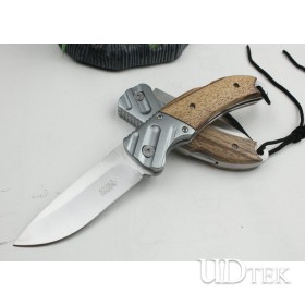 OEM BODA Folding Knife Tactical Knives with Zebra Wood Handle UDTEK01245  